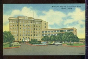 Postal del Hospital Metodista Hogar de Enfermeras Dallas Texas - Imagen 1 de 1