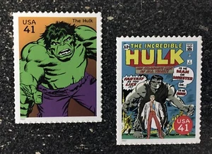 2007USA #4159b l 41c Super Heroes Marvel Comics - Set 2 Hulk Singles Mint - Picture 1 of 1