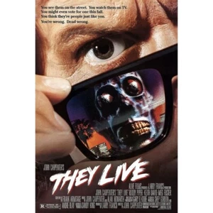 JOHN CARPENTER THEY LIVE FILMPOSTER MIT CREDITS 24x36 NEU KOSTENLOSER VERSAND - Bild 1 von 1