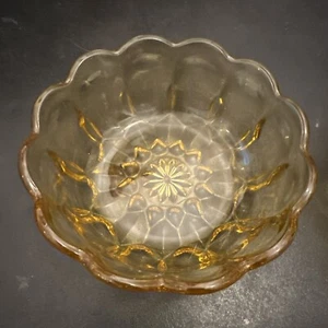 2 Vintage Amber Bowls, Anchor Hocking - Picture 1 of 5
