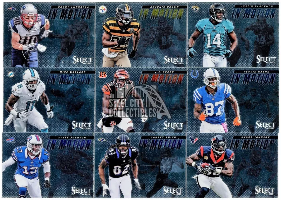 2013 Panini Select Football In Motion 30-Card Insert Set - Image 1 of 1