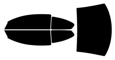 Tinte de ventana para Chrysler Sebring Coupe 01-06 Kit de película de nano cerámica precortada para automóvil Foto 1 de 4