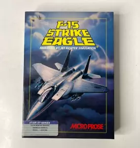F-15 Strike Eagle for Atari 520ST Microprose Classic PC Game 1985 READ - Picture 1 of 9