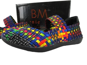 Bernie Mev Cuddly K Pull-On Flats, Stretch Woven Elastic Shoe Upper, Memory Foam - Picture 1 of 12