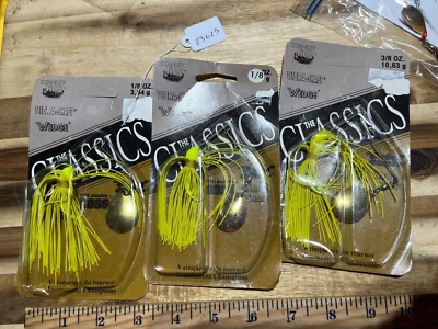 Señuelo de pesca vintage Stanley Jig spinners (obtienes tres) EE. UU. (23623) Foto 1 de 4