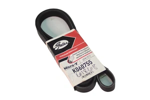 Correa de transmisión Gates Micro-V Serpentine K060755 para camioneta Ford serie F 88-97 7,5 L - Imagen 1 de 2