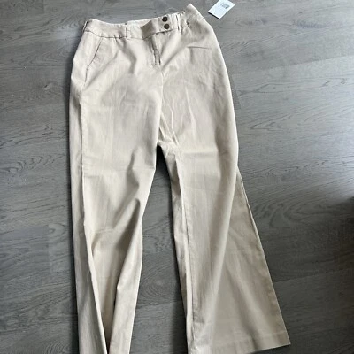 NWT Villager Liz Claiborne Size 16 Khaki  Pants Stretch Women's New - Image 1 of 4