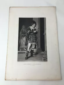 George Frederick Cooke als Richard III 1888 Gravur Gebbie & Husson Co Ltd Druck - Bild 1 von 3