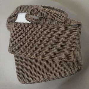 The Sak Handtasche Häkel Schulter Strick Medium Flap Handtasche braun - Bild 1 von 8