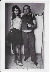 Charles Bukowski & Friend Postcard Amsterdam 1988! - Picture 1 of 2