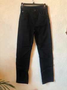 Neu mit Etikett Massimo Dutti schwarze Jeans mittelhoher Bund dunkle Waschung Größe 2 - Bild 1 von 13