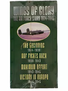 Vintage Wings of Glory Air Force Story 1914-1945 VHS Set 1996 New Sealed - Picture 1 of 4