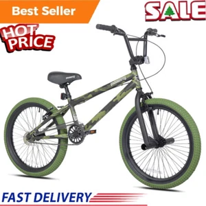 20 In Incognito Boy's BMX Bike Kids NEW FAST 8 to 12 Years Green  - Picture 1 of 7