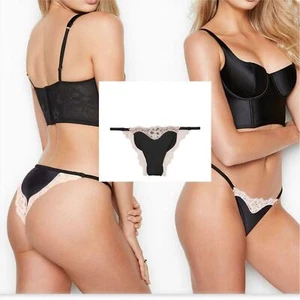Bikini Sexy Pantias Secret Dream Angels Encaje Satinado Cuerda Itsy Talla S M - Imagen 1 de 7
