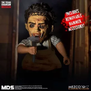 Leatherface MDS Massacre à La Tronçonneuse Figurine 1974 MEZCO - Foto 1 di 3