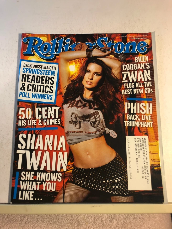 # 2011   Rolling Stone Magazine Issue 915 , February 6, 2003   Shania Twain - Image 1 of 1