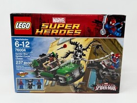 Lego Marvel Super Heroes SPIDER MAN Spider-Cycle Chase Motorcycle NIB