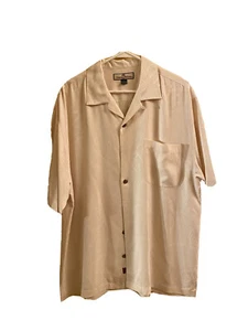 Tommy Bahama Relax mens 100% silk short sleeve shirt size M Aloha Floral - Picture 1 of 8
