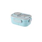 Plastic Double-Layer Lunch Box Reusable Meal Box  Student