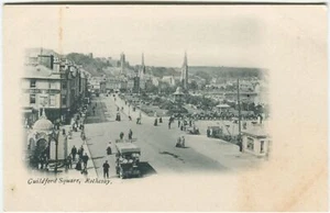 GUILDFORD SQUARE, ROTHESAY - Early Bute Postcard - Picture 1 of 2