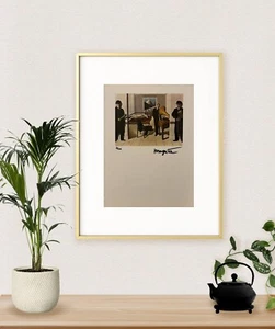 Original René Magritte signed lithograph, coa and appraisal for $3,500 usd* - Picture 1 of 12