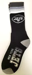 NFL New York Jets Men's Socks, New (PLATINUM DUECE) - Picture 1 of 1