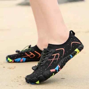 Womens Water Shoes Barefoot Skin Quick-Dry Aqua Beach Swim Sports Vacation - Picture 1 of 26