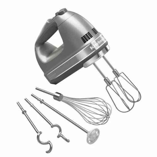 KitchenAid KHM926CU 9-Speed Handheld Mixer - Contour Silver