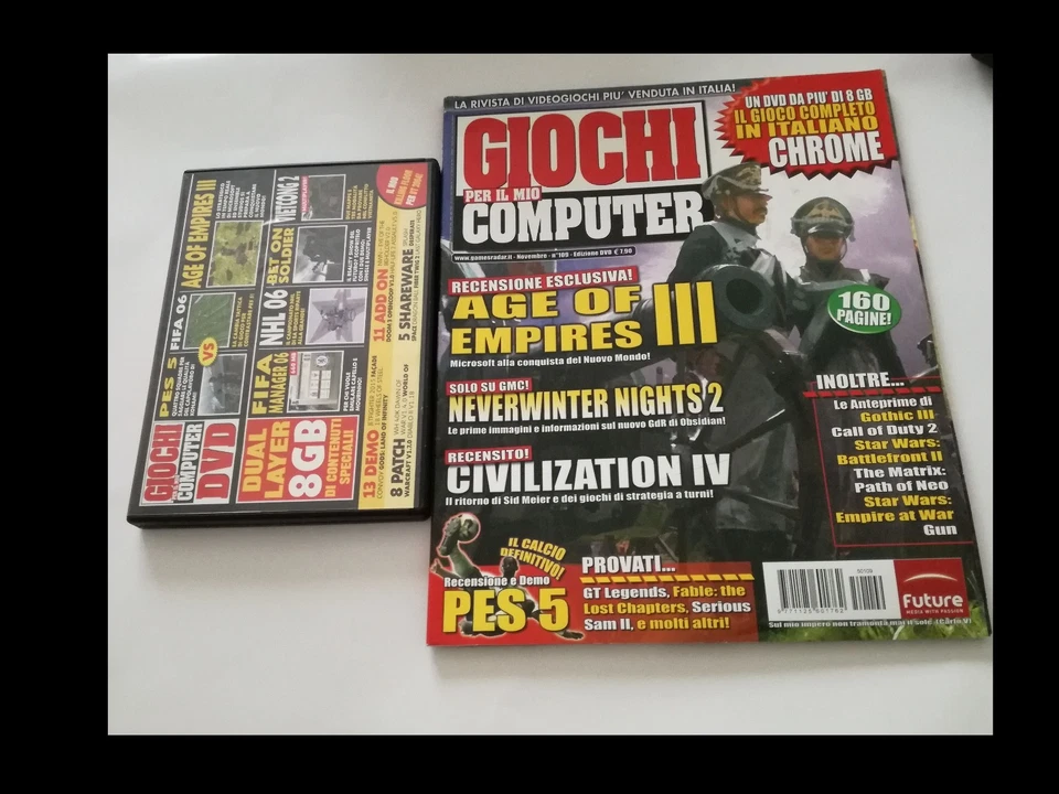 GIOCHI PER IL MIO COMPUTER nr. 109 del 2005 (con il DVD: IL GIOCO CHROME) - Immagine 1 di 1