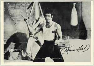 Vintage Hong Kong JKD Club Magazine BS1 facsimile firmato BRUCE LEE FOTO S1 - Foto 1 di 3