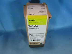 Genuine Epson T49M4 C13T49M420 Yellow Ink for SC-F570 (140 mL) - Picture 1 of 1