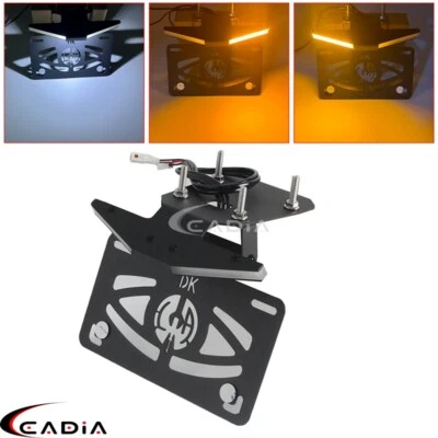 Kit eliminador de guardabarros para KTM DUKE 390 con luces LED de matrícula de señales de giro Foto 1 de 4