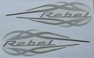 Honda Rebel Custom Original Design Grey Silva Colour Combo Replica Decals - Picture 1 of 1