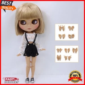 Muñeca de fábrica Blythe desnuda de 12"" cuerpo articulado cabello rubio cara brillante súper linda 1/6 - Imagen 1 de 25
