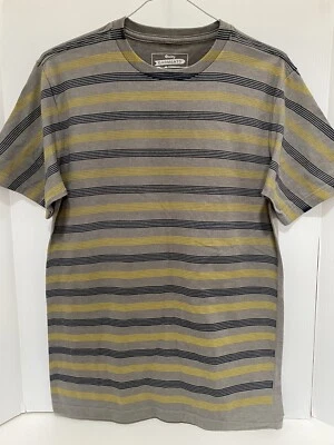 CAMISETA ELÉCTRICA HOMBRE RAYAS Gris M Mediana Nueva Código 15-1 Foto 1 de 3