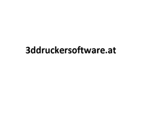 TOP Domain     	 3ddruckersoftware.at - Bild 1 von 1