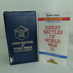 VHS Great Battles Of World War 2 Victory In The Pacific coffret coffret