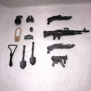 Action Figure Weapons Accessories Guns Lot Chap Mei Soldier Force Misc 12 Pc Lot - Picture 1 of 8