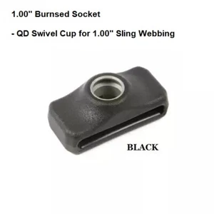 Blue Force Gear 1.00" Molded BURNSED SOCKET for Slings, PBF-P-100 BLACK,TAN,GRAY - Picture 1 of 14
