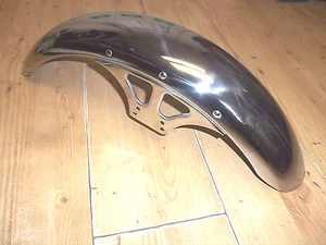 HARRIS TRIUMPH T140 TR7 BONNEVILLE STAINLESS FRT MUDGUARD FENDER 1985-87 98-0008 - Picture 1 of 3