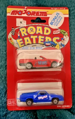 Majorette Road Eaters Just for Kids Willy Wonka Nerds & Dweebs 1992 Foto 1 de 2