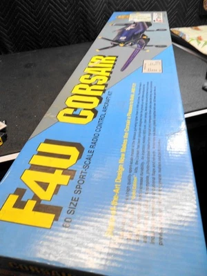 NUEVO DE LOTE - KIT DE AVIÓN MODELO RC TOP FLITE F4U CORSAIR .60 CRS6 Foto 1 de 4