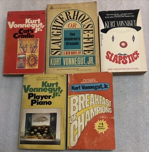 Kurt Vonnegut Book Lot - Vintage Paperbacks - Imagen 1 de 3