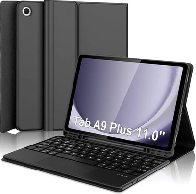 Galaxy Tab A9 Plus Case with Keyboard, Touch Keypad for Samsung A9+ Tablet 2023, - Image 1 of 4