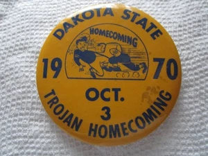 Pin Back Dakota State (College) (Madison South Dakota) Oct. 3 1970 Homecoming - Picture 1 of 5