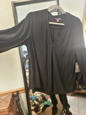 Top negro Vince Camuto nuevo con etiquetas talla grande Foto 1 de 4