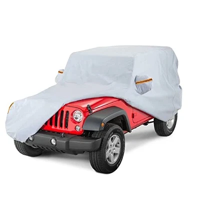 For Jeep Wrangler 1955-2024 Waterproof Car Cover All Weather with Door Zipper - Изображение 1 из 4