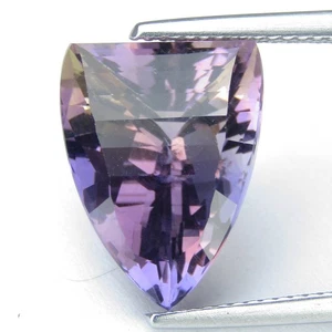 Piedra preciosa artística natural bicolor boliviana de 9,00 quilates corte píxel elegante - Imagen 1 de 9