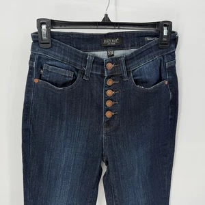 Judy Blue Los Angeles Damen Jeans Größe 3/26 Skinny Fit Button Fly Dark Wash - Bild 1 von 5