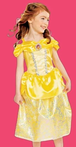 DISNEY Princess BELLE BEAUTY AND THE BEAST Fantasy Dress GIRLS SIZE 4-6X NEW - Picture 1 of 11